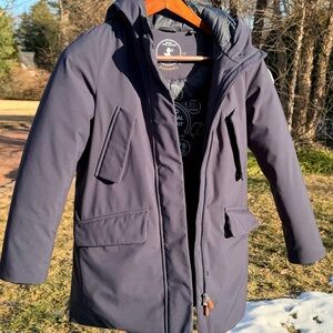 SAVE THE DUCK Kids Puffer Jacket in Navy Blue